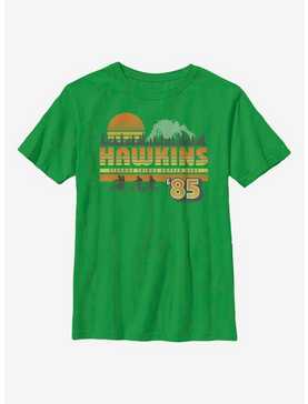 Stranger Things Hawkins Vintage Sunsnet Youth T-Shirt, , hi-res
