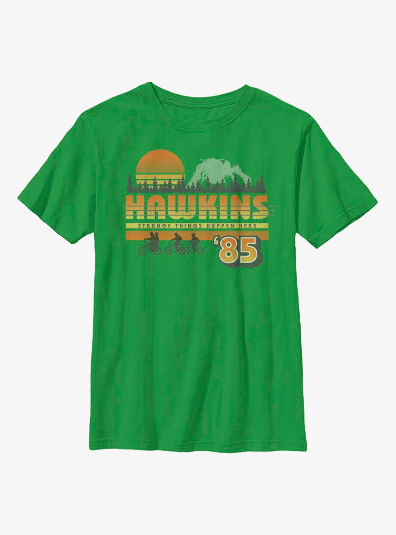 Stranger Things Hawkins Vintage Sunsnet Youth T-Shirt, , hi-res