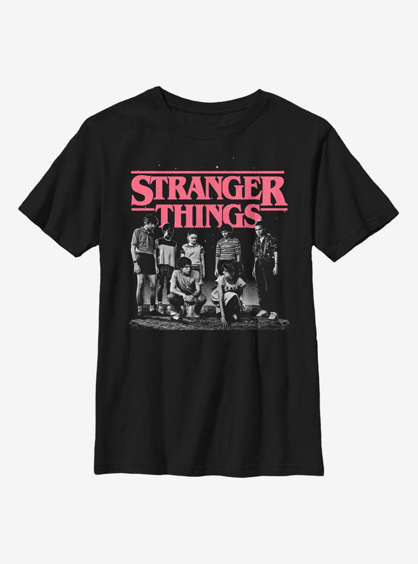 Stranger Things Stranger Fade Youth T-Shirt - BLACK | BoxLunch