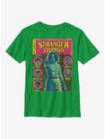 Stranger Things Classic Comic Cover Youth T-Shirt, KELLY, hi-res