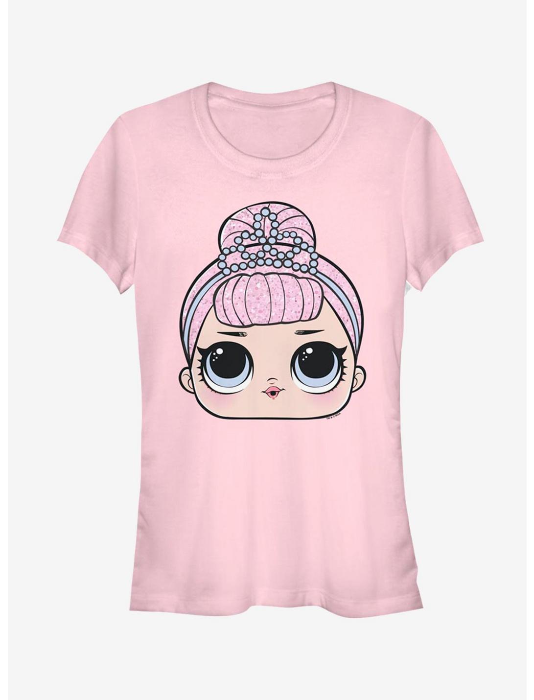 L.O.L. Surprise! BigFace CrystalQueen Girls T-Shirt, LIGHT PINK, hi-res