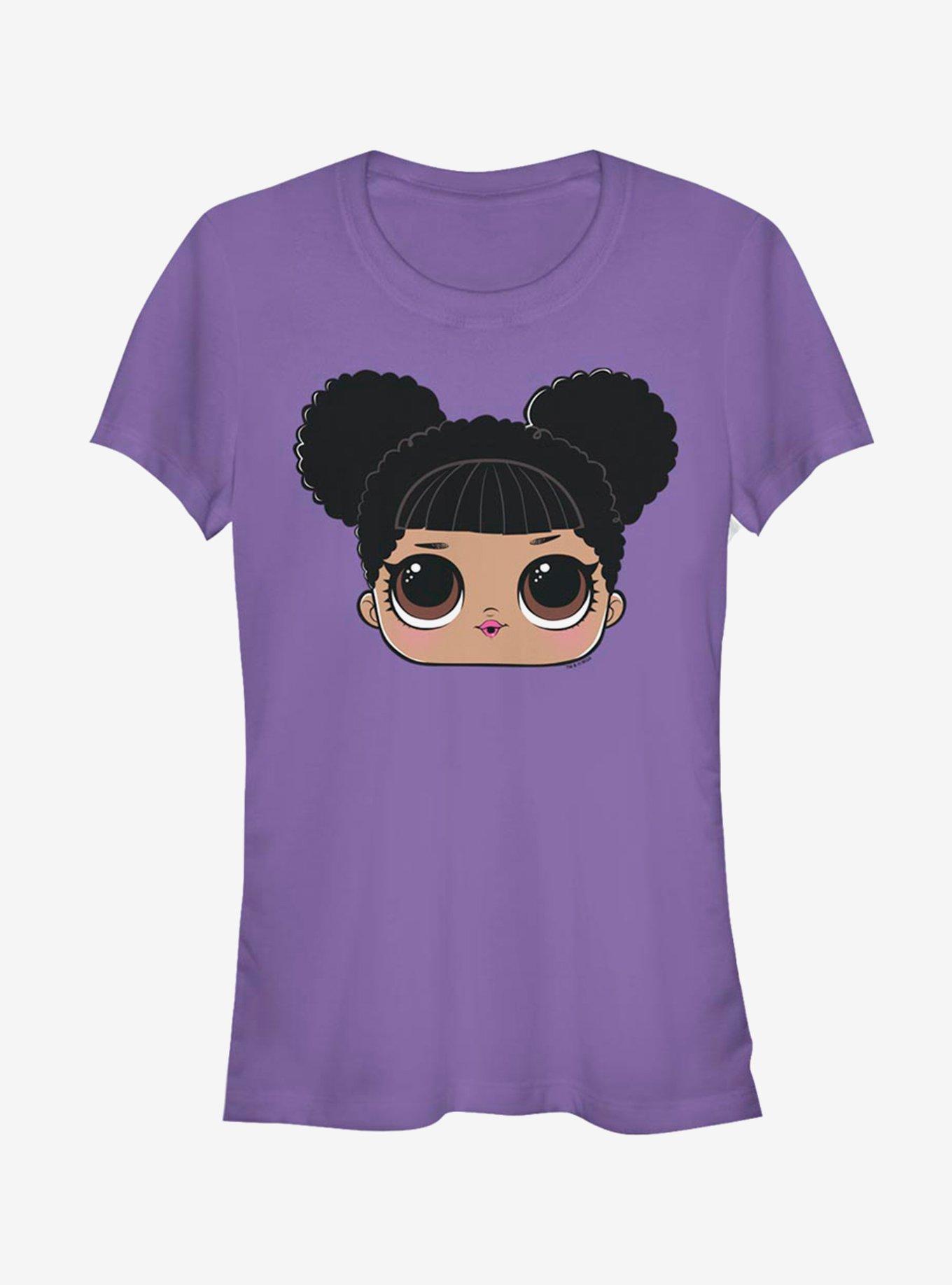 L.O.L. Surprise! BigFace HoopsMVP Girls T-Shirt, PURPLE, hi-res