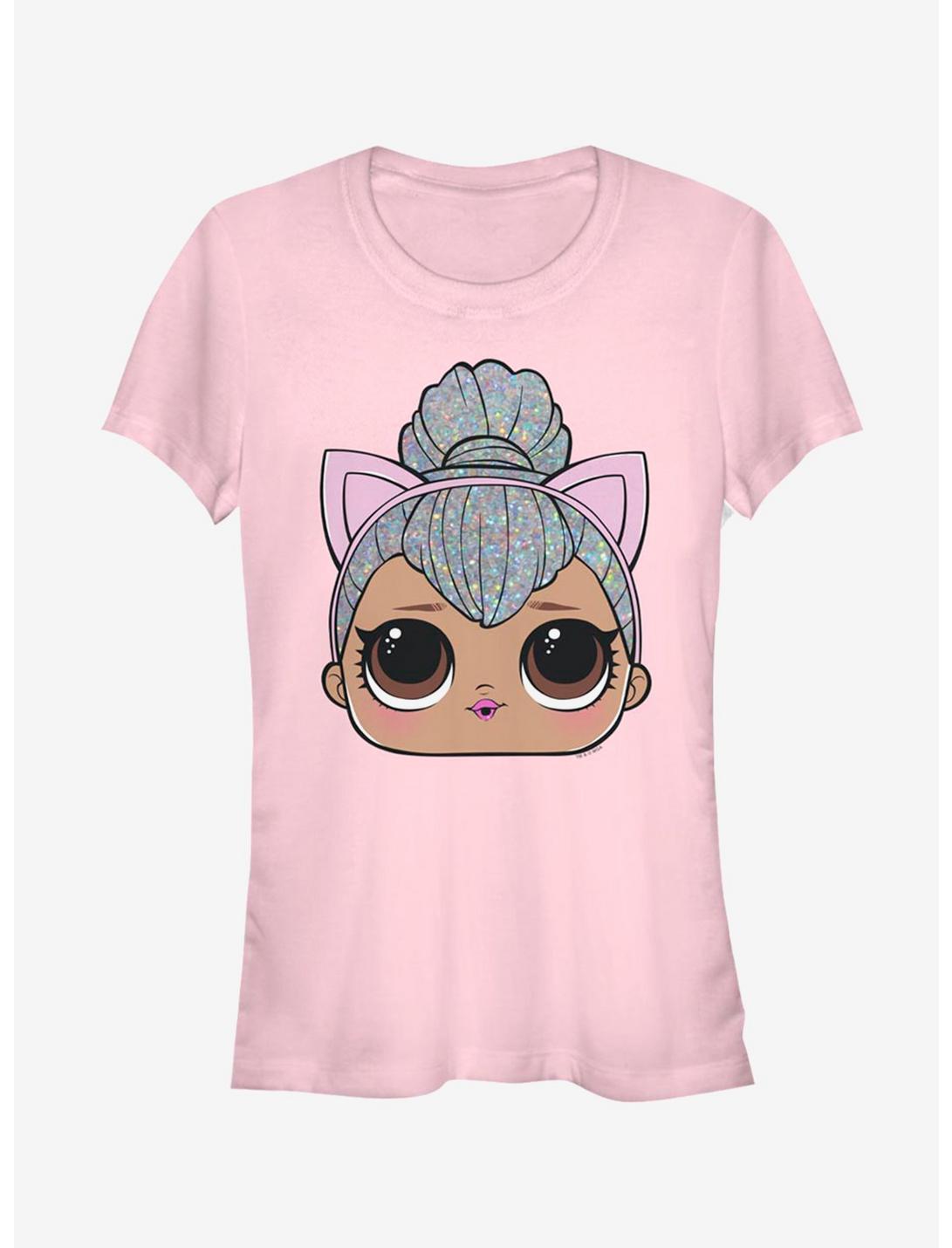 L.O.L. Surprise! BigFace KittyQueen Girls T-Shirt, LIGHT PINK, hi-res