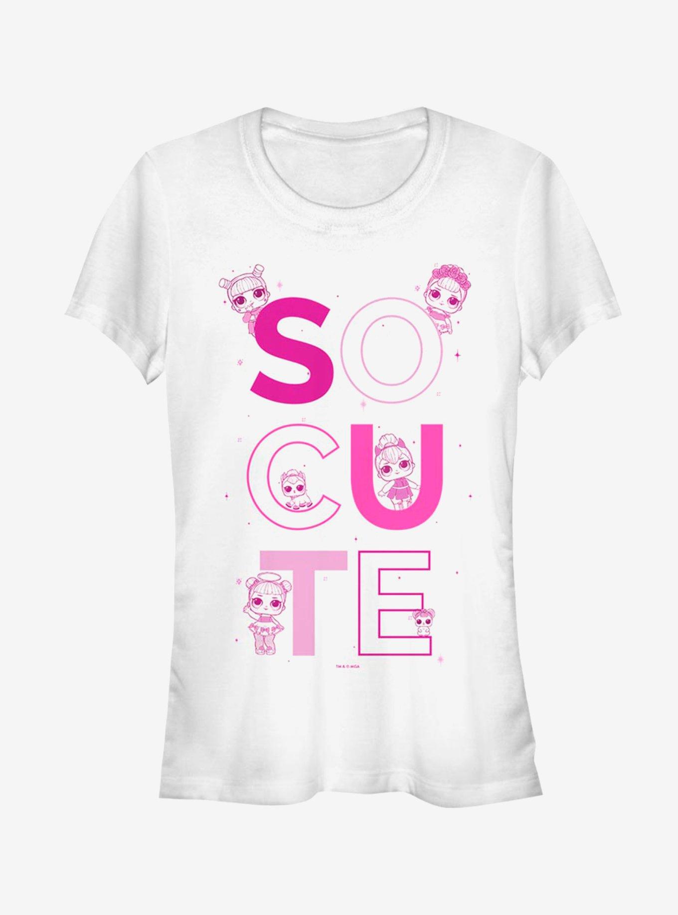 L.O.L. Surprise! Cute Stack Girls T-Shirt, WHITE, hi-res