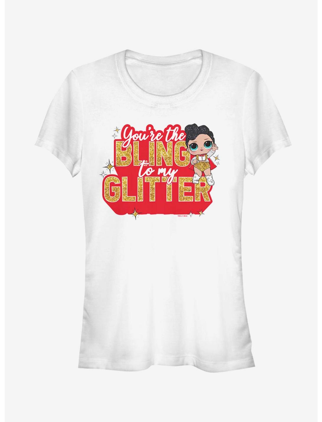L.O.L. Surprise! Peace Love Glitter Girls T-Shirt, WHITE, hi-res
