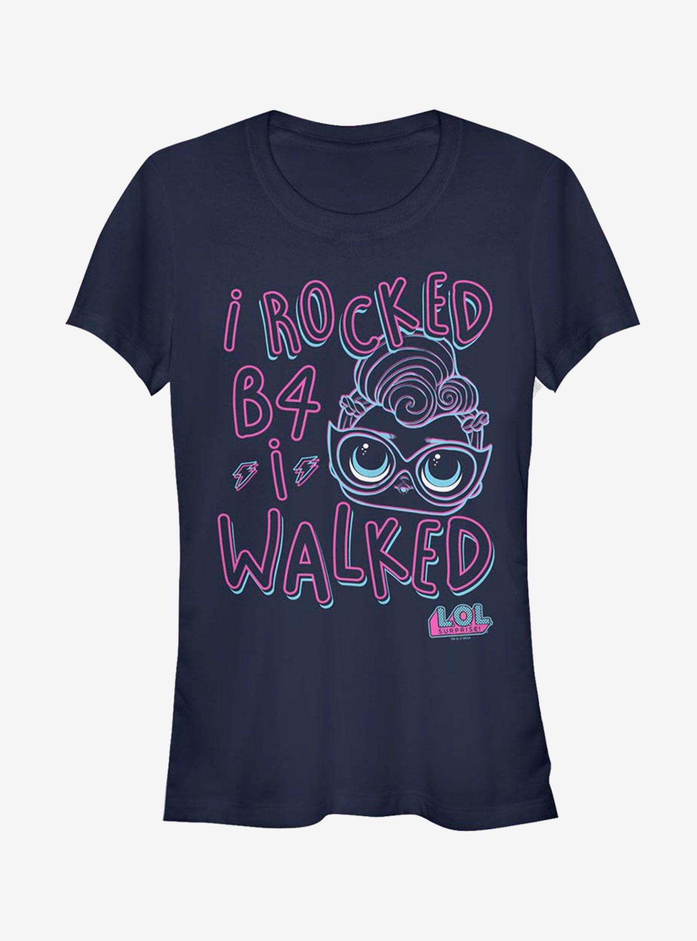 L.O.L. Surprise! Rockin B4 Walkin Girls T-Shirt, NAVY, hi-res
