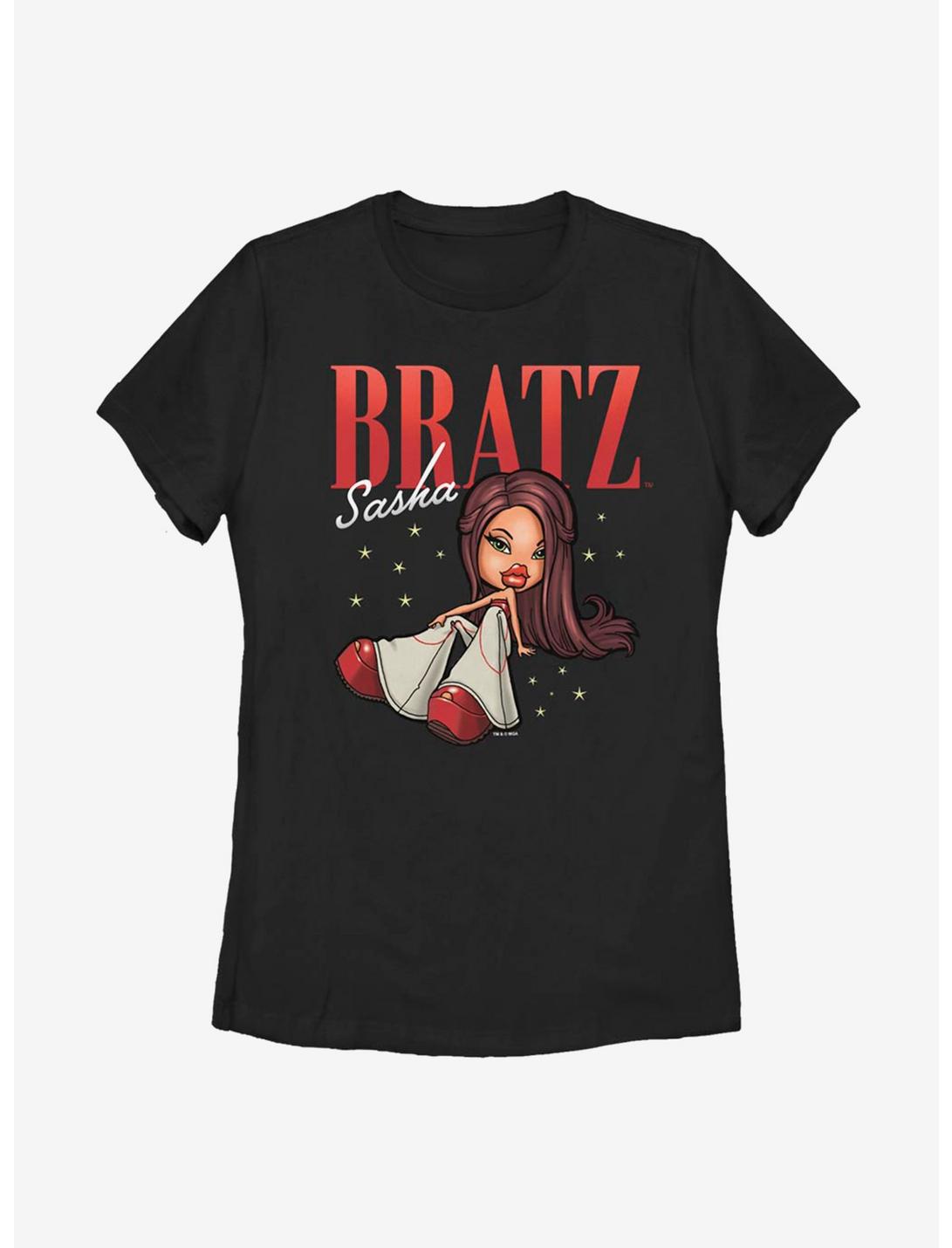 Bratz Sasha Womens T-Shirt, BLACK, hi-res