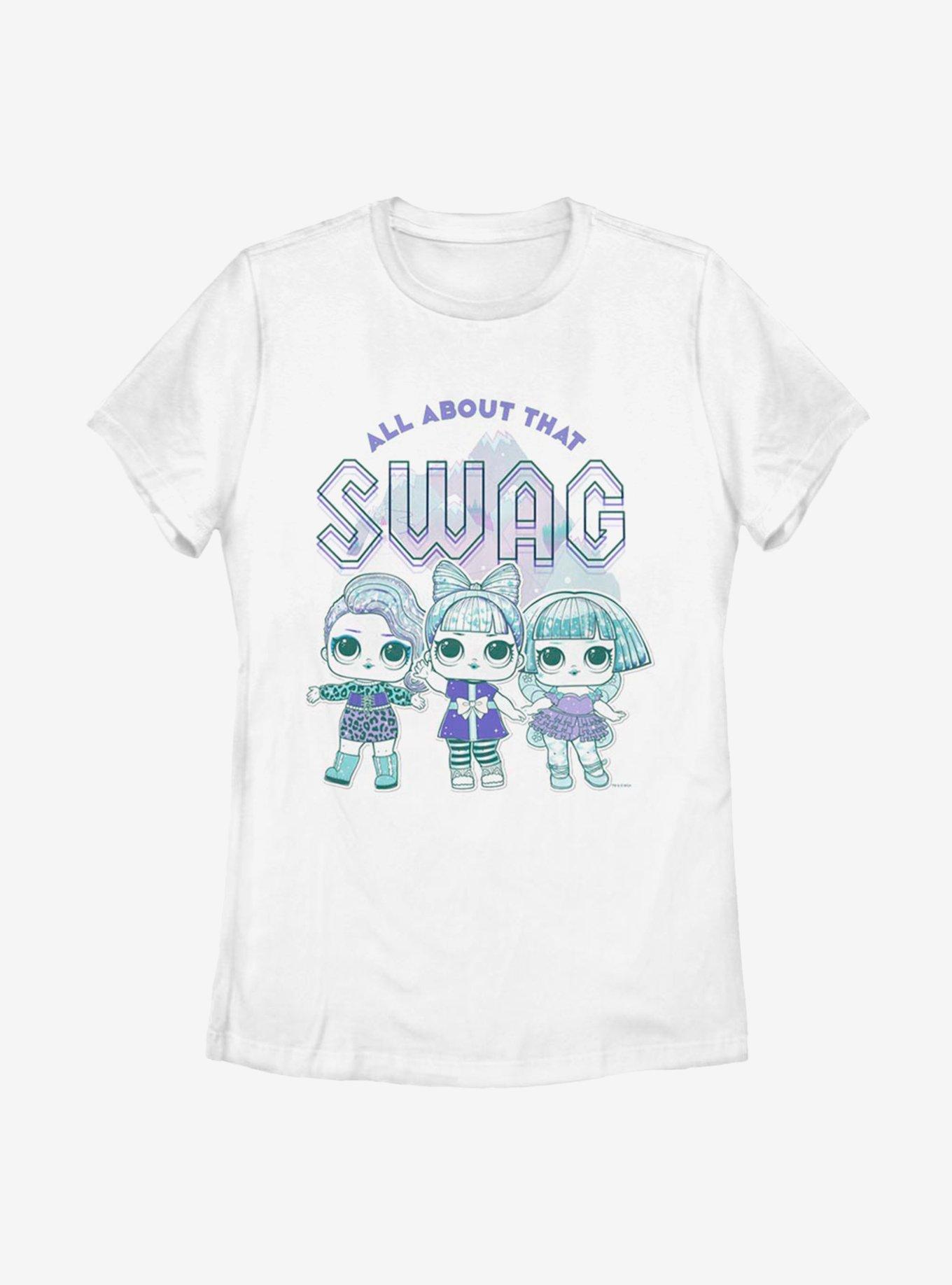 L.O.L. Surprise! All About Swag Womens T-Shirt, WHITE, hi-res