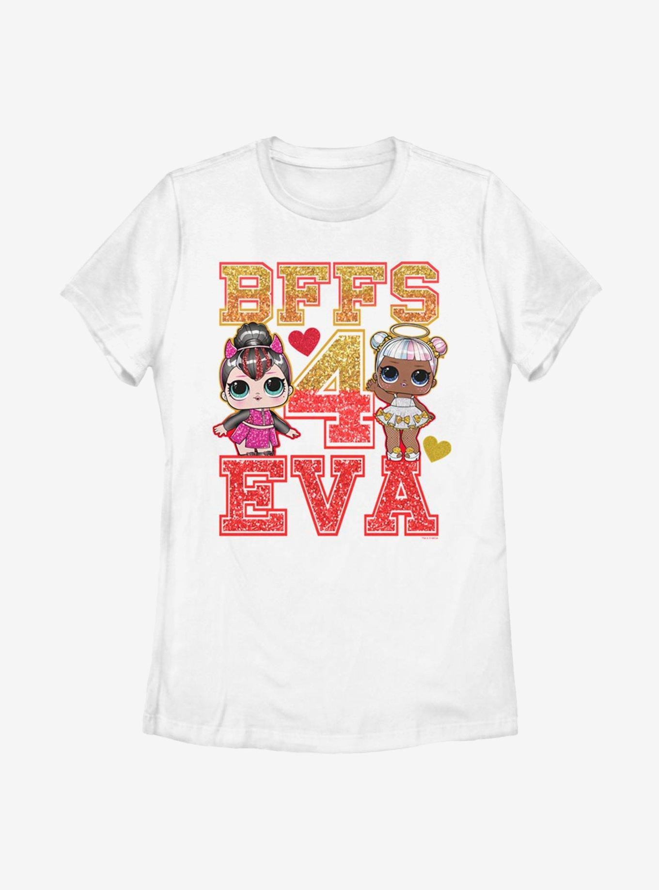 L.O.L. Surprise! BFFS 4EVA Womens T-Shirt, WHITE, hi-res