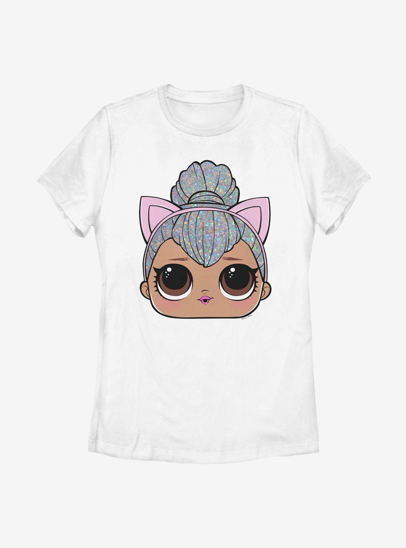 L.O.L. Surprise! BigFace KittyQueen Womens T-Shirt, , hi-res