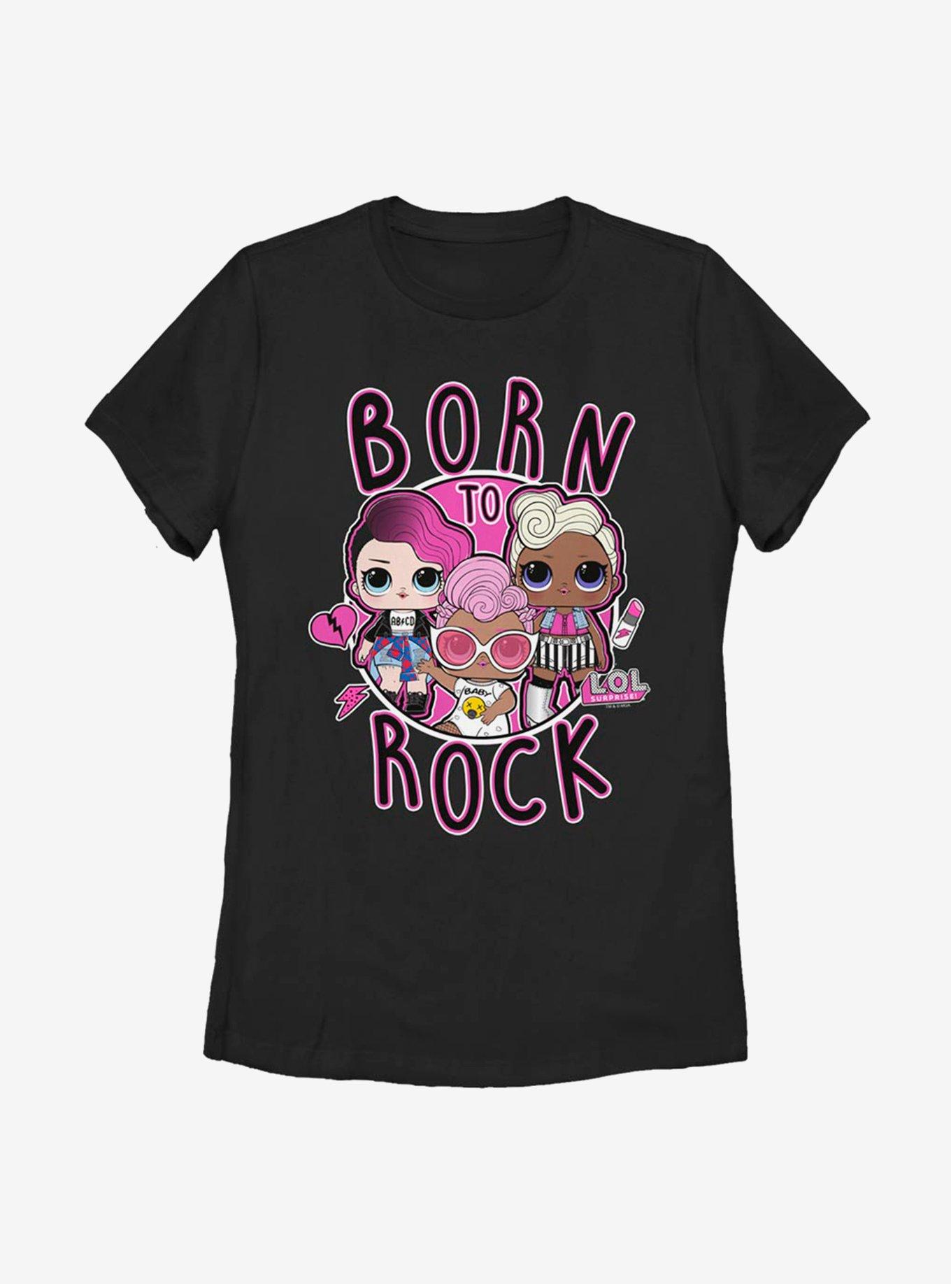 L.O.L. Surprise! Born To Rock Womens T-Shirt, , hi-res