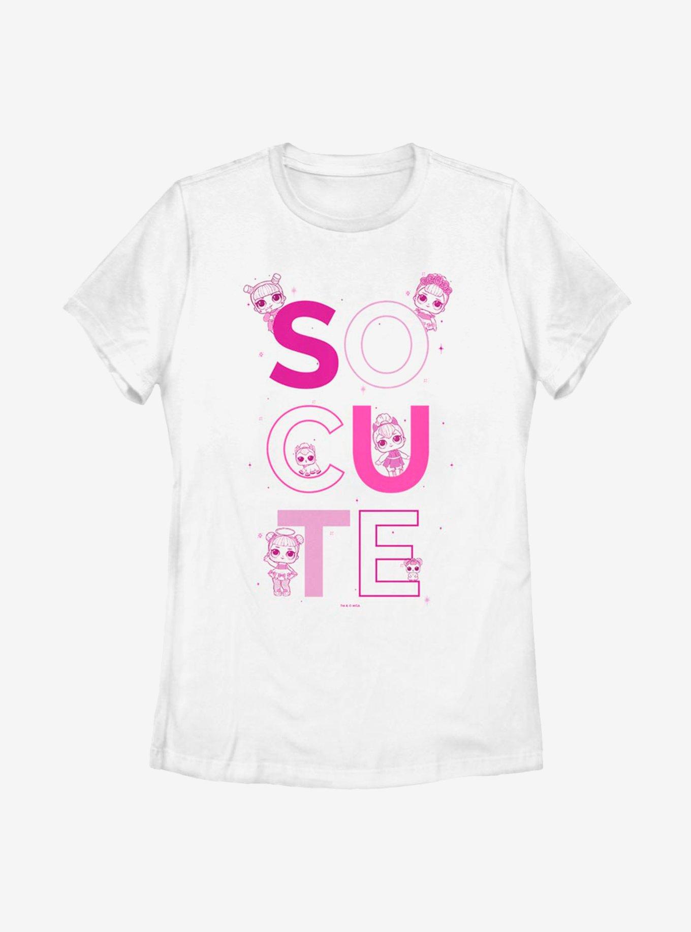 L.O.L. Surprise! Cute Stack Womens T-Shirt, WHITE, hi-res