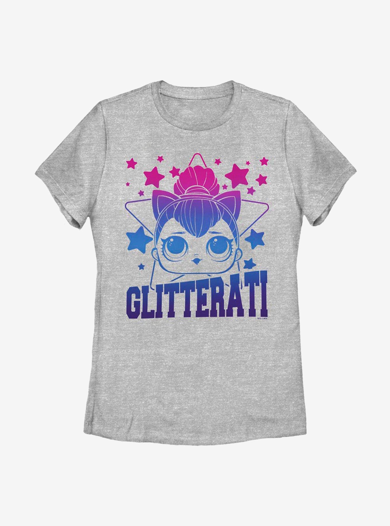 L.O.L. Surprise! Glitterati KittyQueen Womens T-Shirt, ATH HTR, hi-res