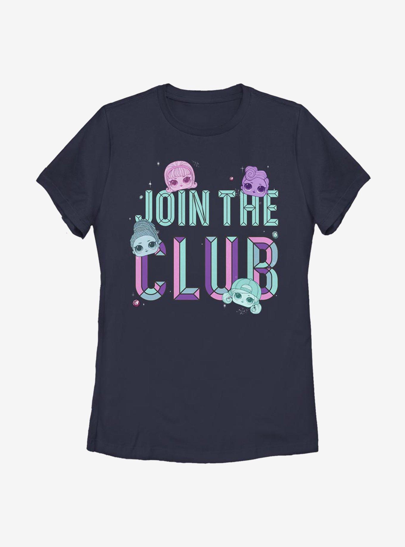 L.O.L. Surprise! Join The Club Womens T-Shirt, NAVY, hi-res