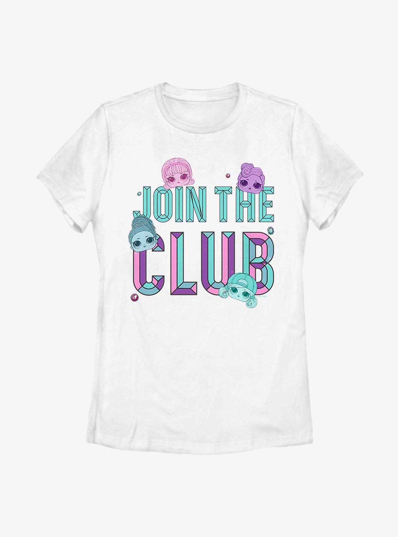 L.O.L. Surprise! Join The Club Womens T-Shirt, WHITE, hi-res