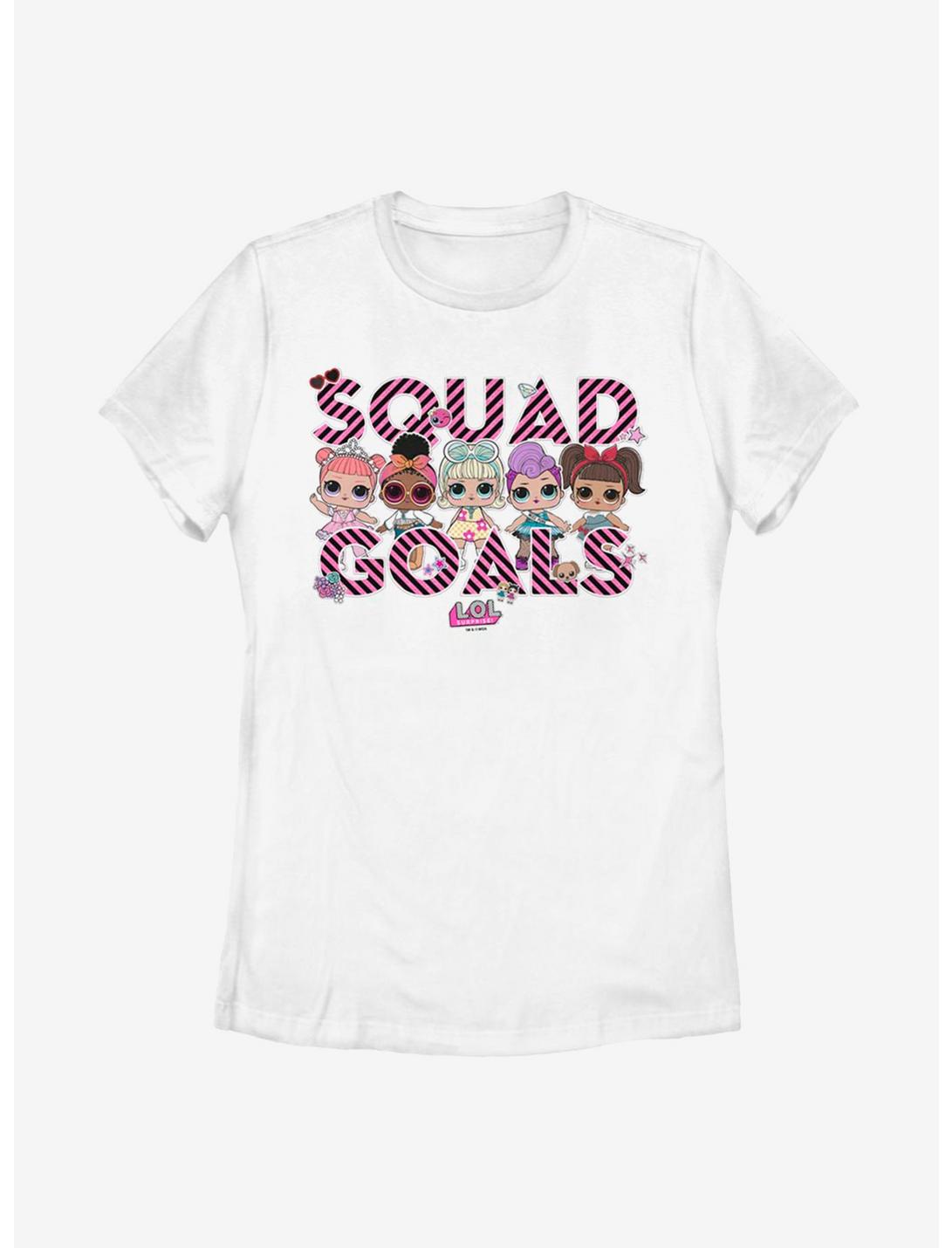 L.O.L. Surprise! LOL Squad Goals Womens T-Shirt, WHITE, hi-res