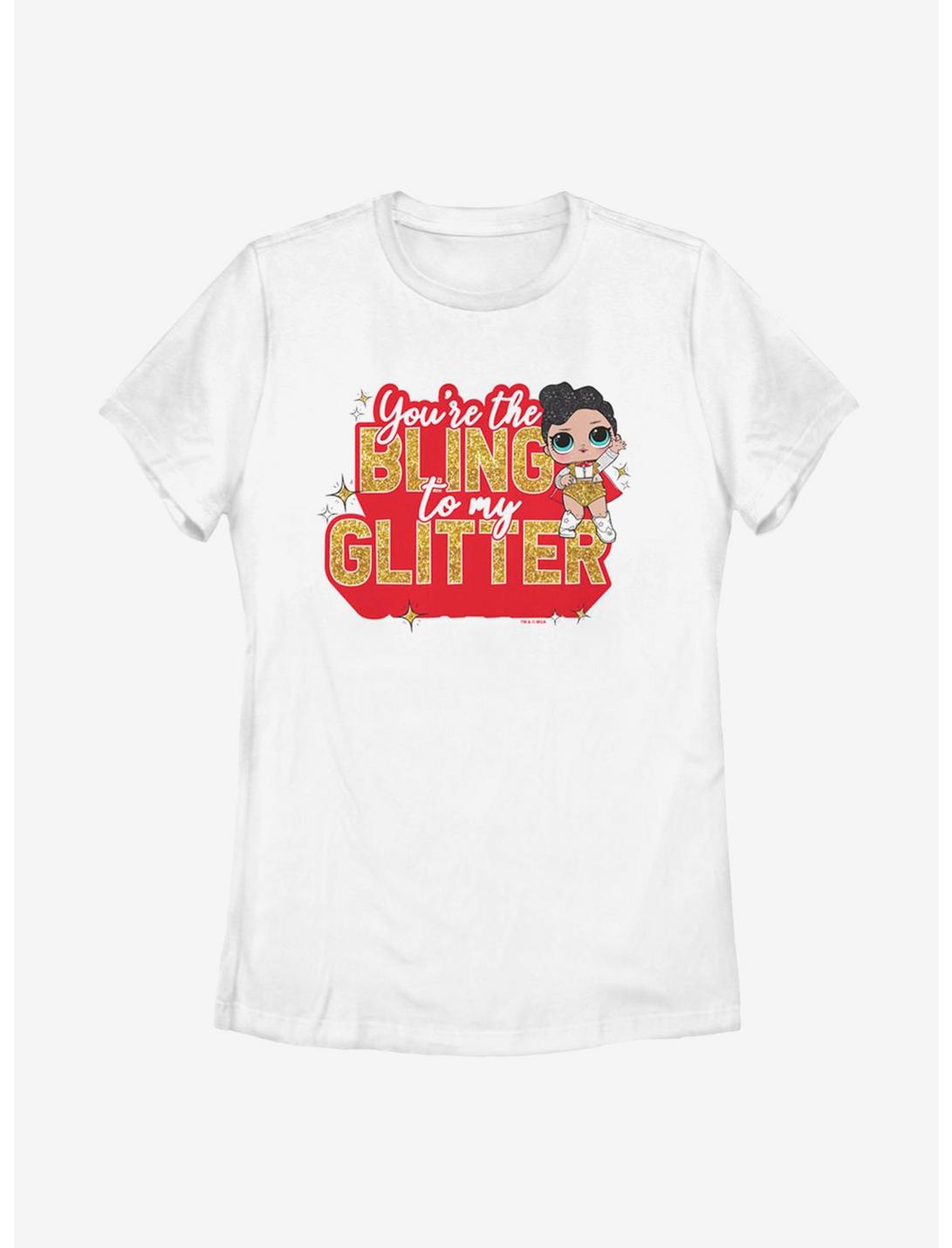 L.O.L. Surprise! Peace Love Glitter Womens T-Shirt, WHITE, hi-res