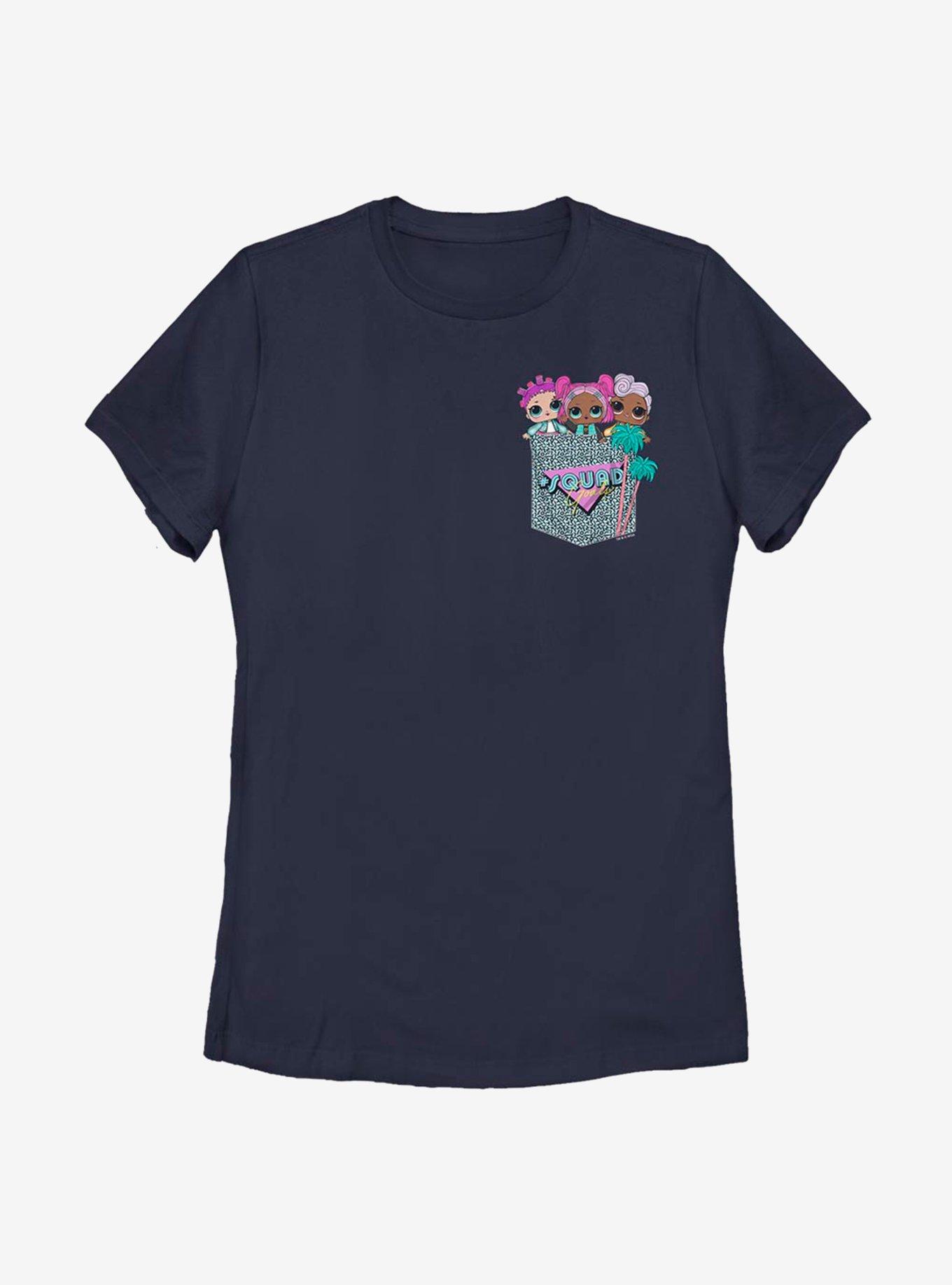 L.O.L. Surprise! Squad Goals Womens T-Shirt, NAVY, hi-res