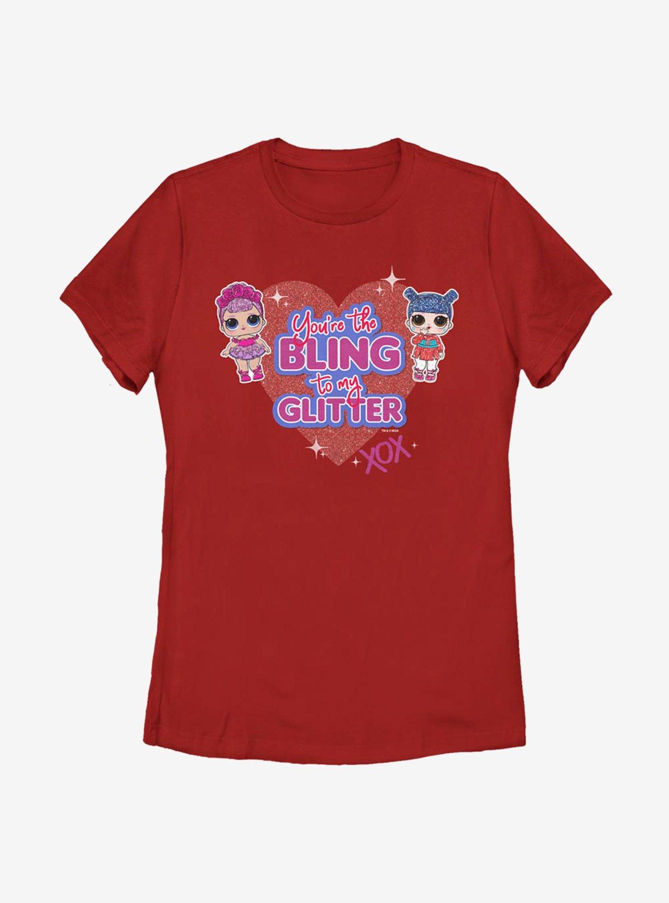 L.O.L. Surprise! Total Sweetheart Womens T-Shirt, RED, hi-res