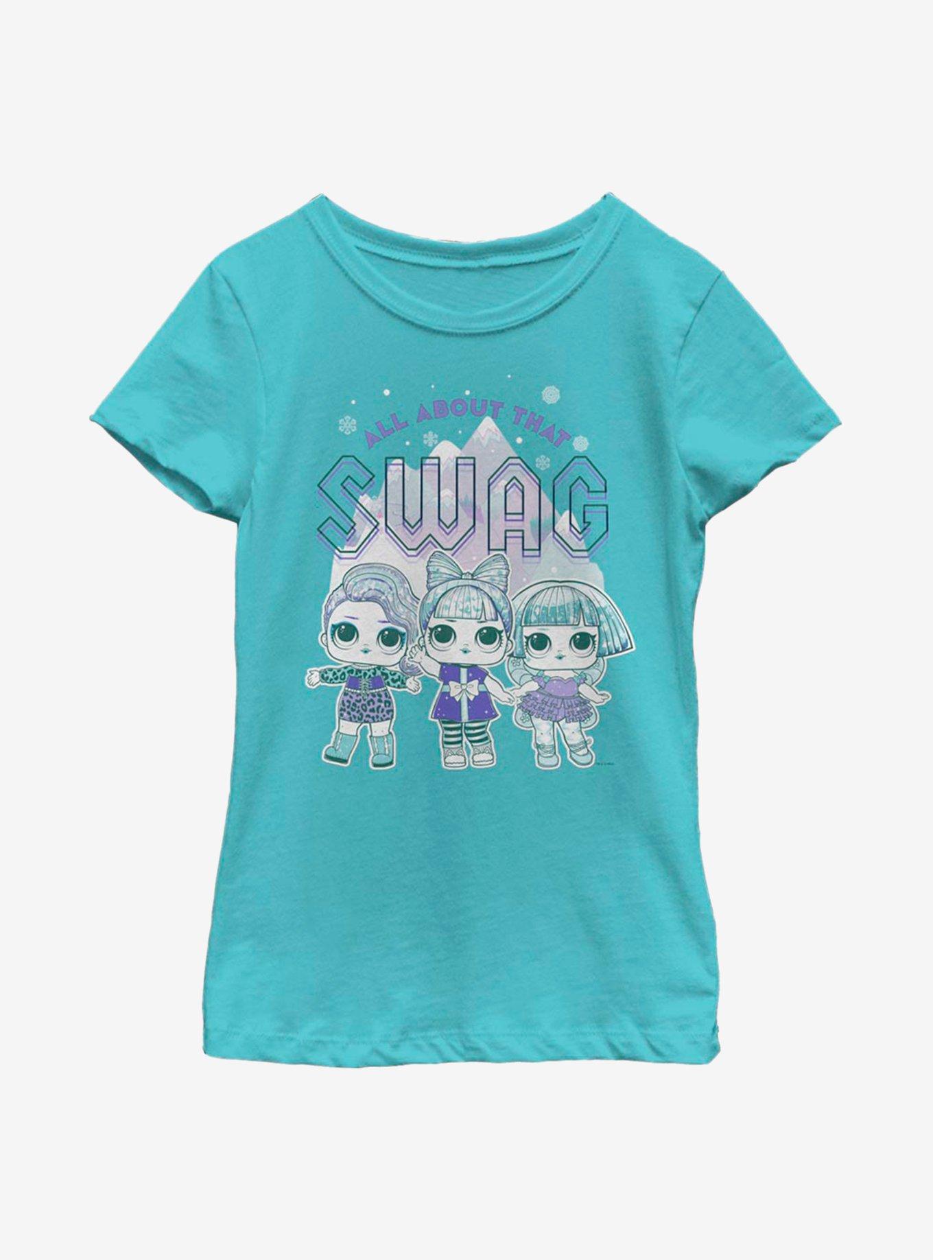 L.O.L. Surprise! All About Swag Youth Girls T-Shirt, TAHI BLUE, hi-res