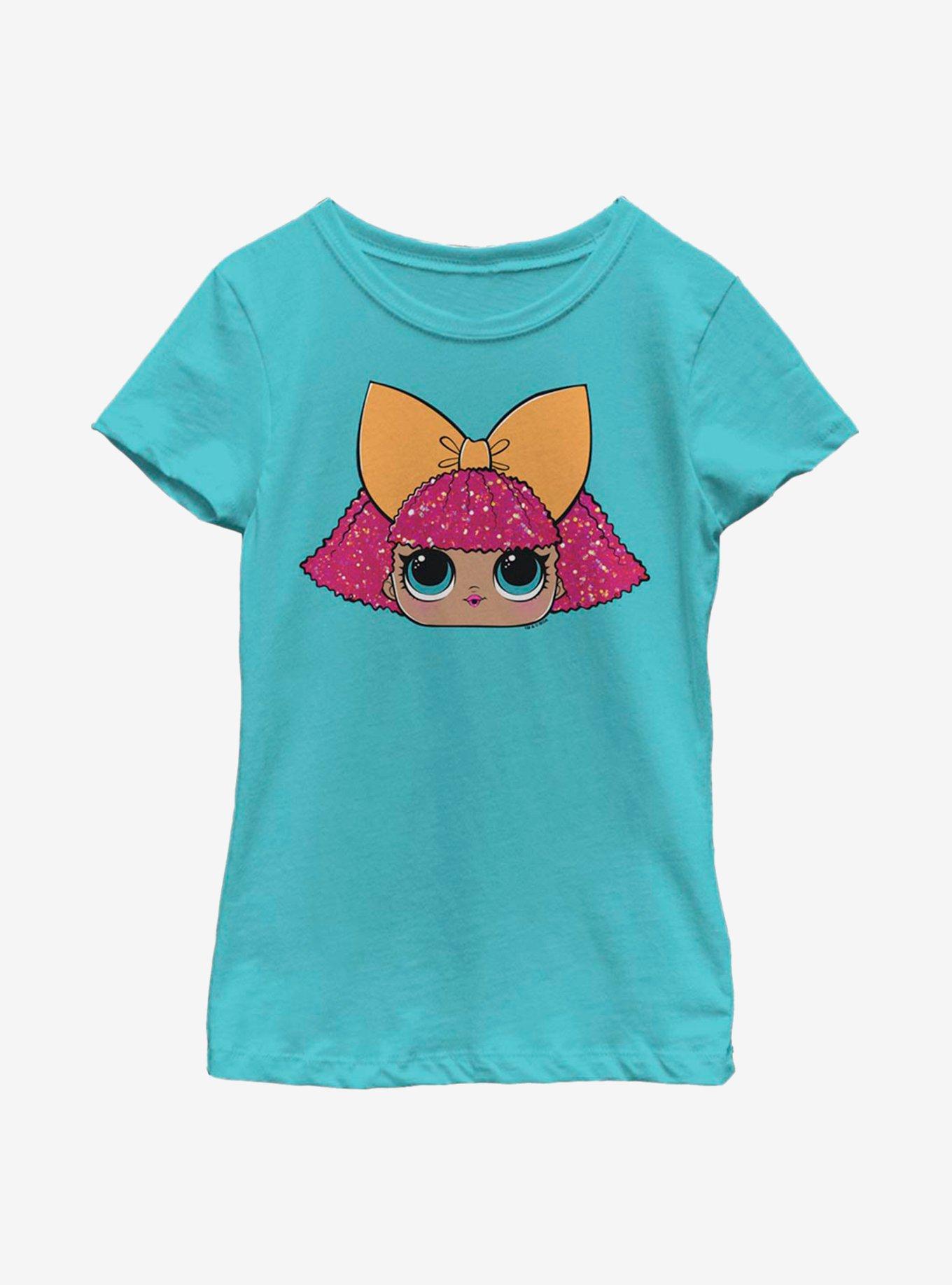 L.O.L. Surprise! BigFace GlitterQueen Youth Girls T-Shirt, , hi-res