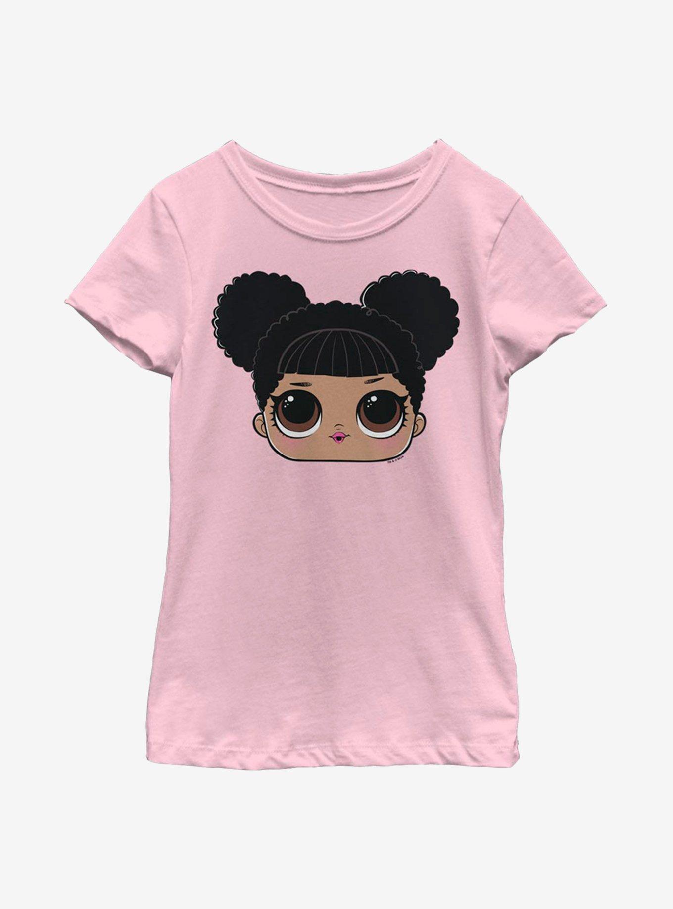L.O.L. Surprise! BigFace HoopsMVP Youth Girls T-Shirt, PINK, hi-res