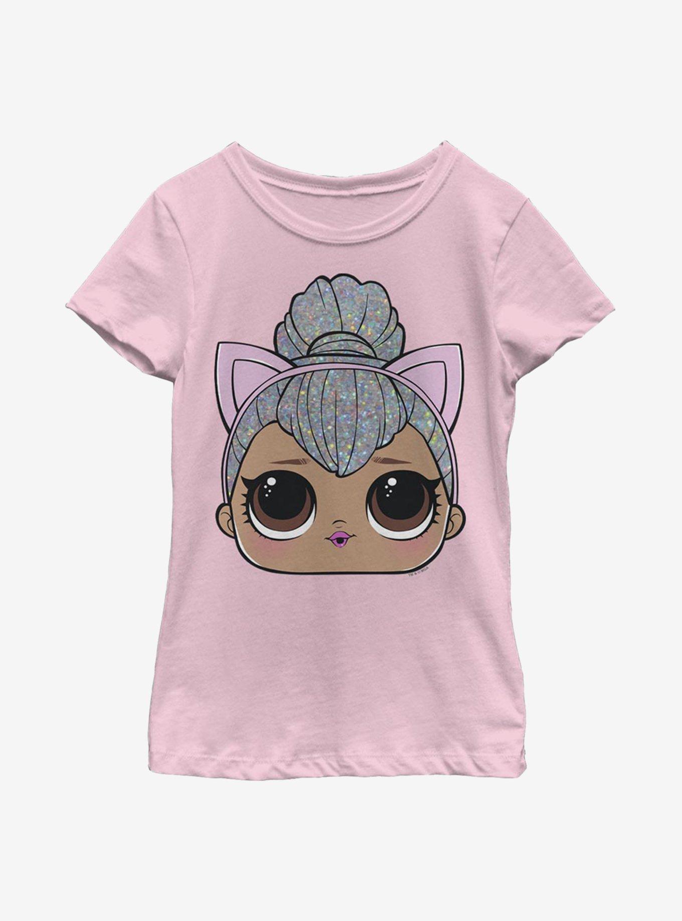 L.O.L. Surprise! BigFace KittyQueen Youth Girls T-Shirt, , hi-res