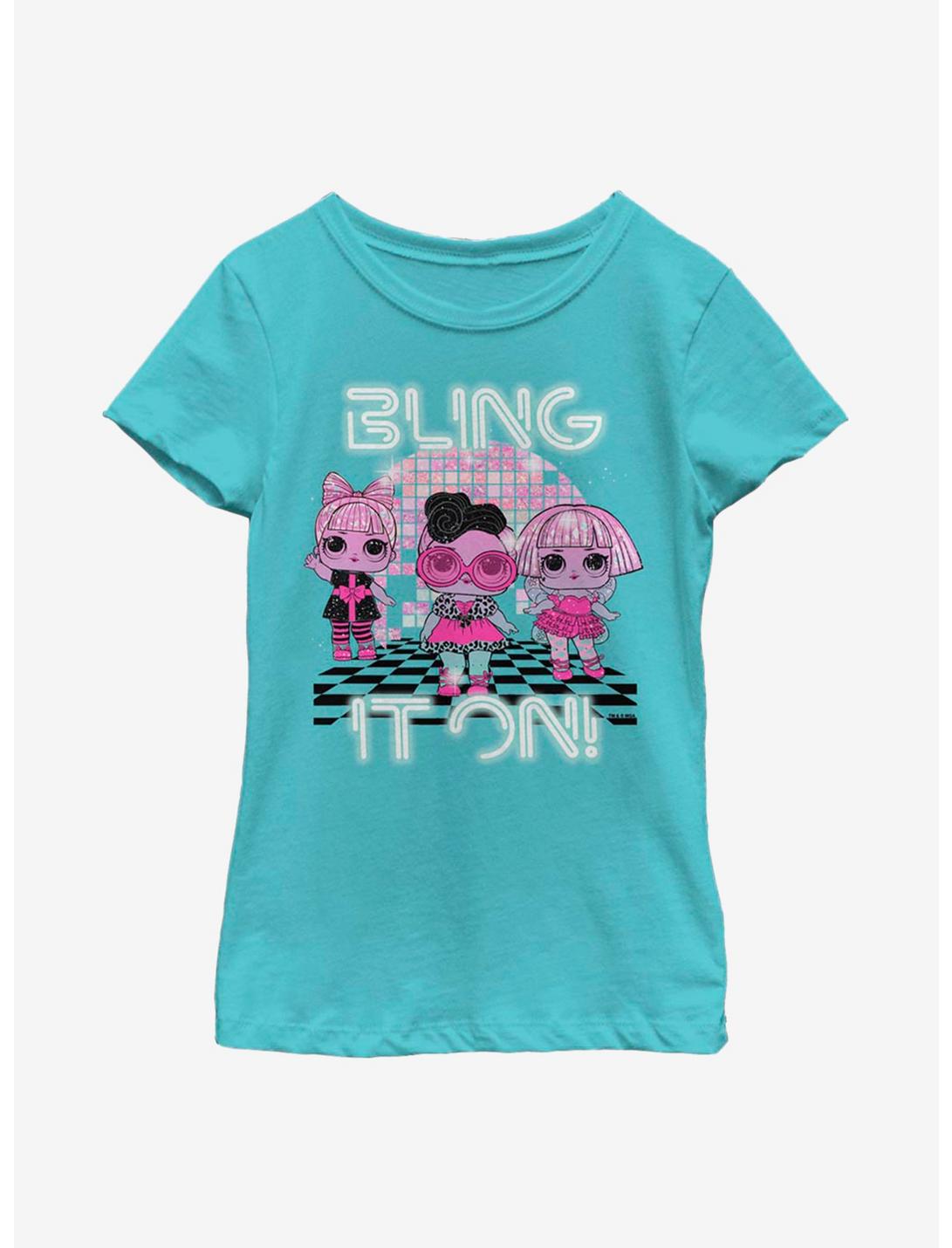 L.O.L. Surprise! Bling It On Youth Girls T-Shirt, TAHI BLUE, hi-res