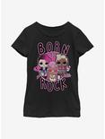 L.O.L. Surprise! Born To Rock Youth Girls T-Shirt, BLACK, hi-res