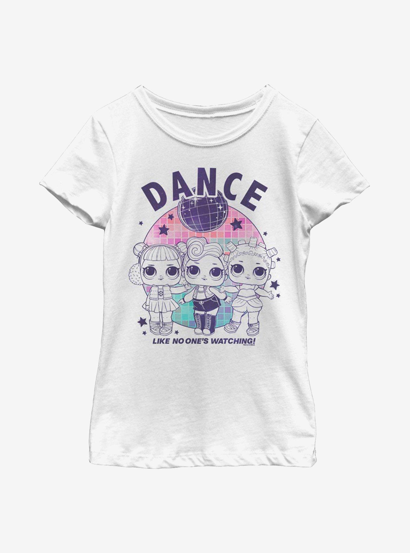 L.O.L. Surprise! Dance It Out Youth Girls T-Shirt, WHITE, hi-res