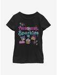L.O.L. Surprise! Glitter Girl Youth Girls T-Shirt, BLACK, hi-res