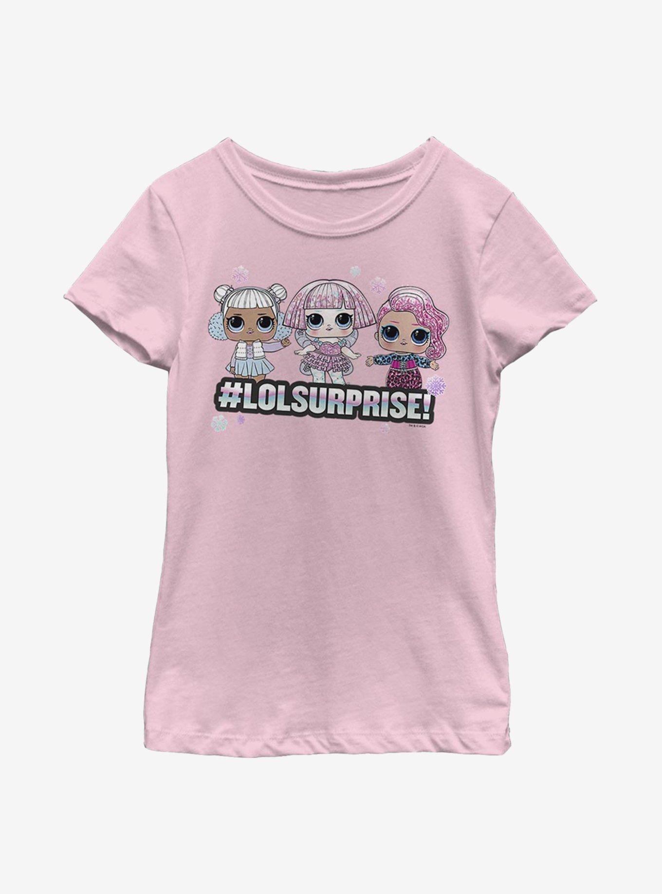 L.O.L. Surprise! Hashtag Lol Youth Girls T-Shirt, PINK, hi-res