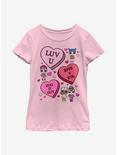 L.O.L. Surprise! LOL Candy Hearts Youth Girls T-Shirt, PINK, hi-res