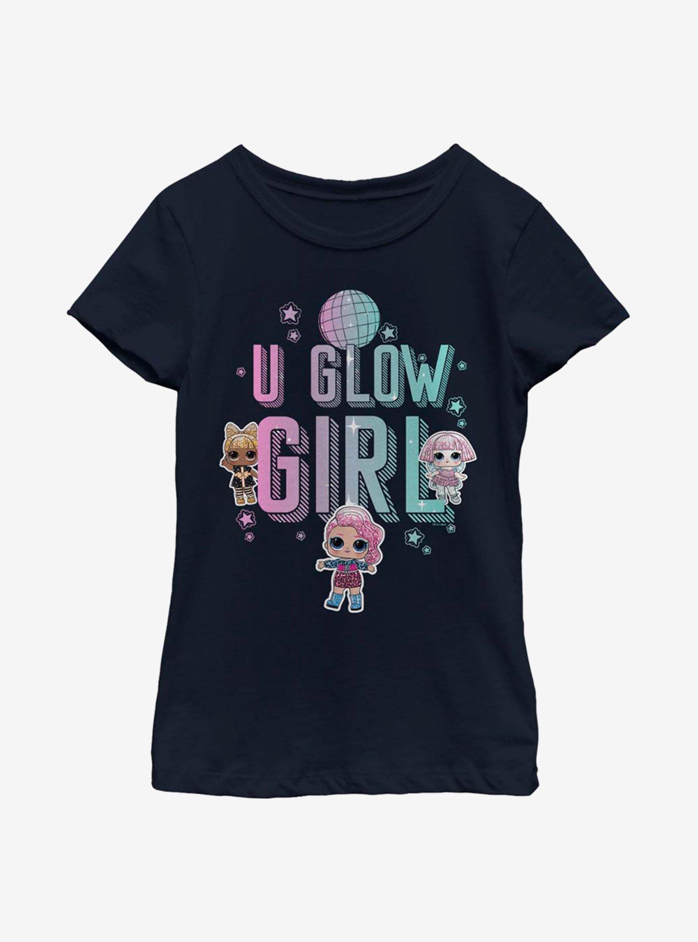 L.O.L. Surprise! U Glow Girl Youth Girls T-Shirt, , hi-res