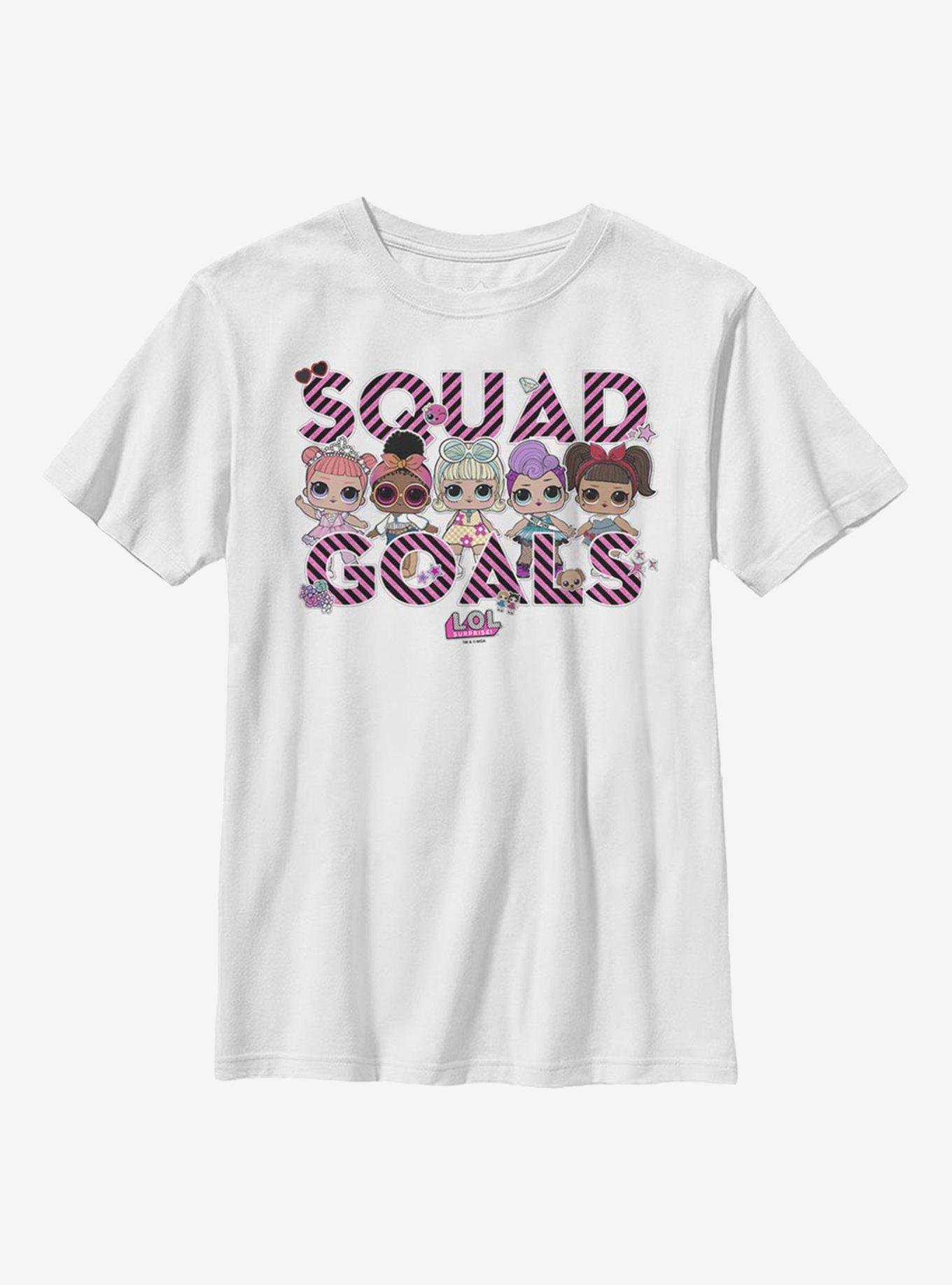 L.O.L. Surprise! LOL Squad Goals Youth T-Shirt, WHITE, hi-res