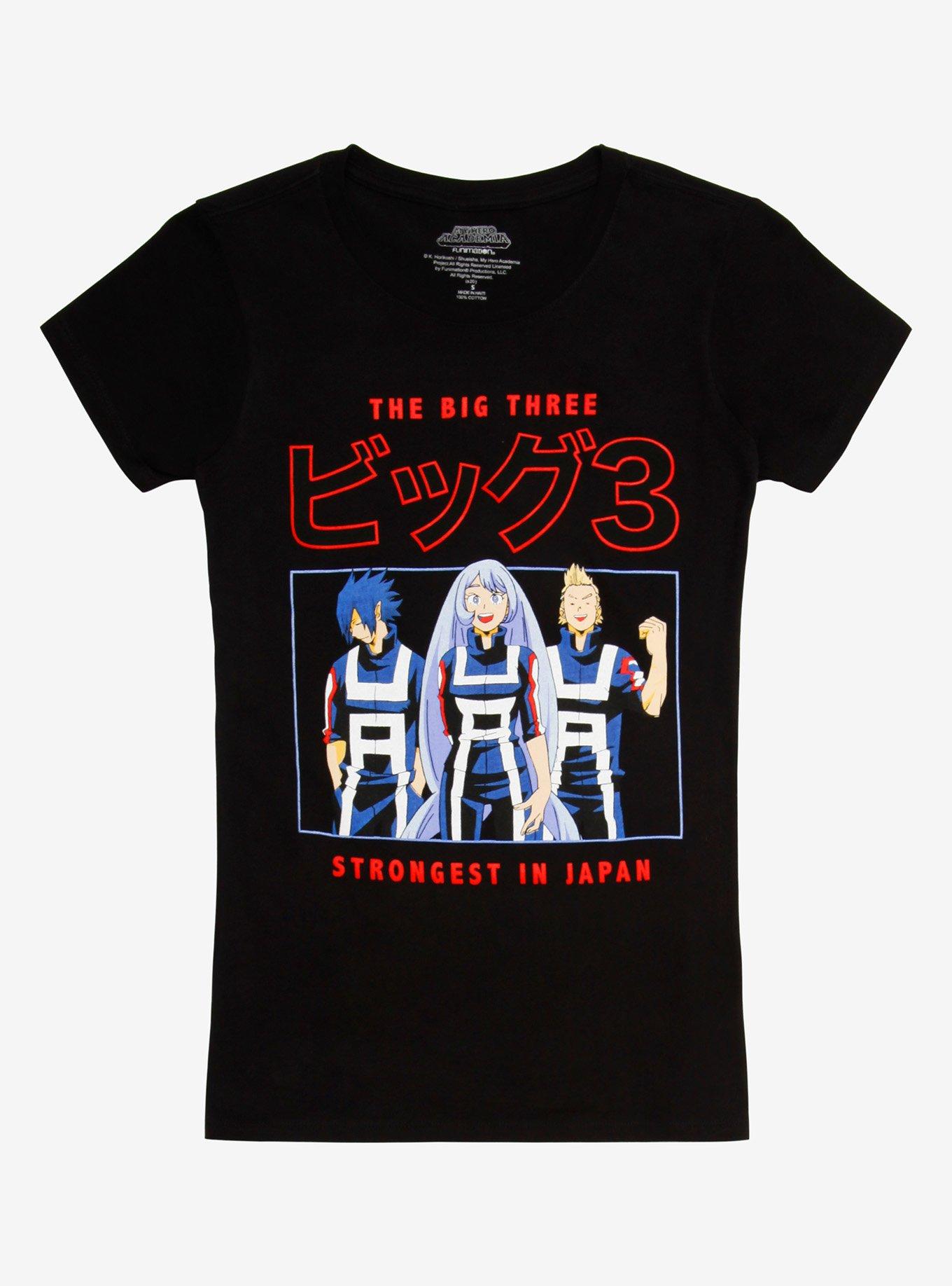 My Hero Academia Big Three Girls T-Shirt, MULTI, hi-res
