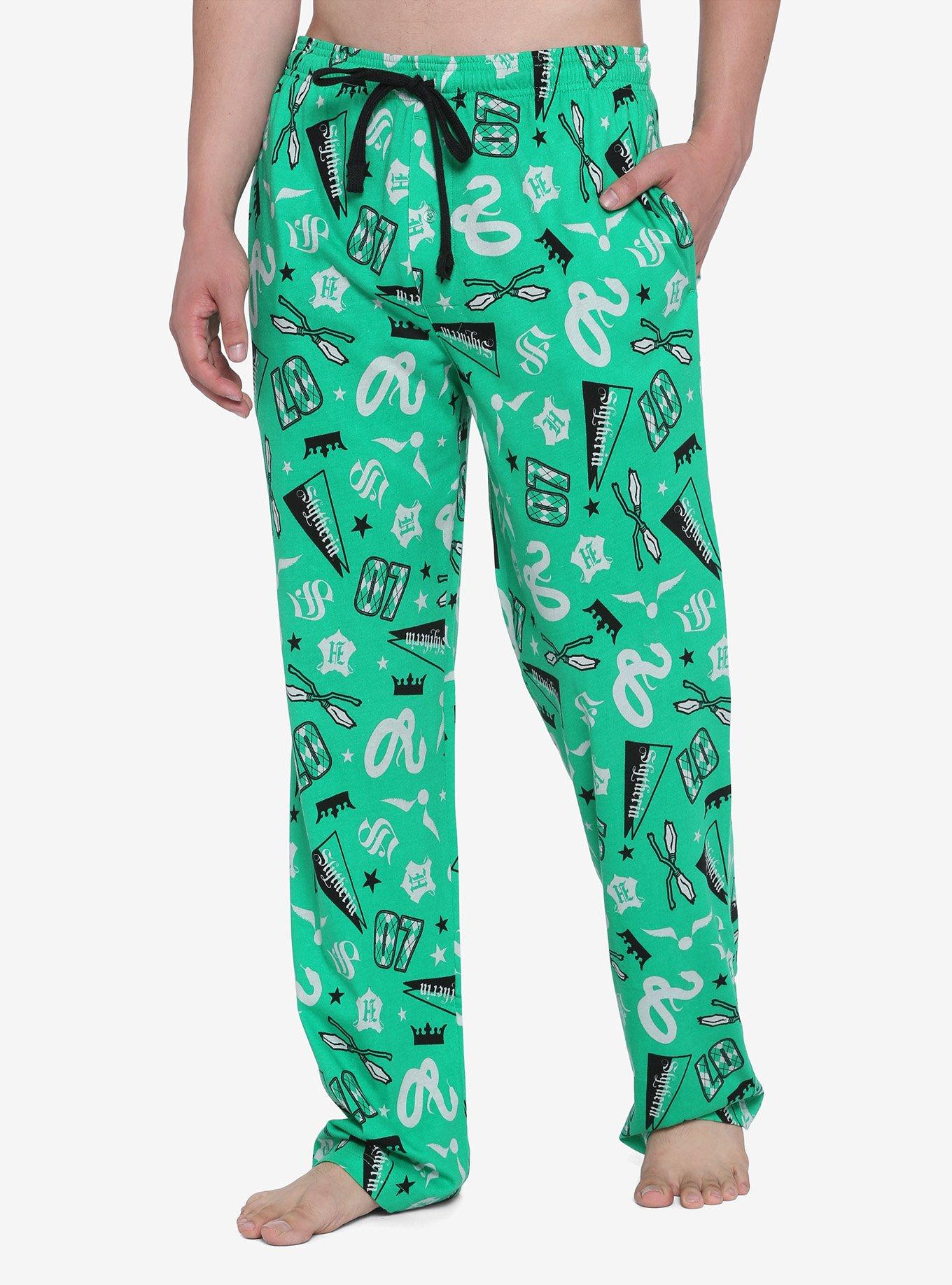 Harry Potter Slytherin Pajama Pants, MULTI, hi-res