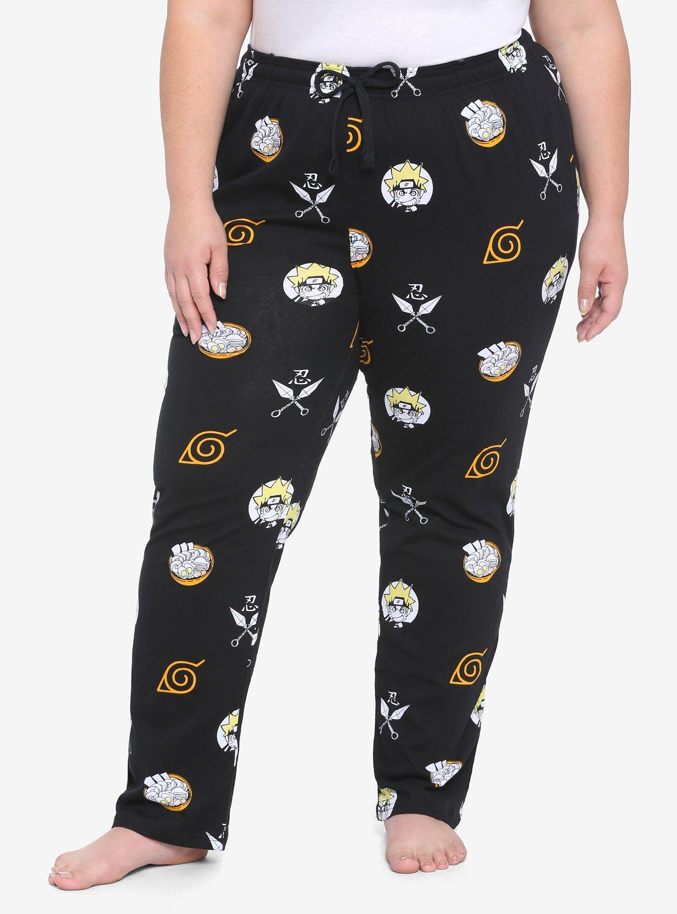 Naruto Shippuden Ramen Girls Pajama Pants Plus Size, MULTI, hi-res