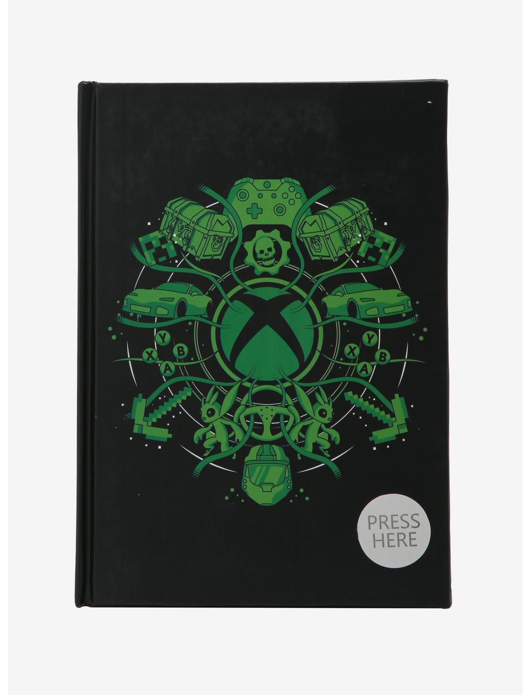 Xbox Light-Up Hardcover Journal, , hi-res