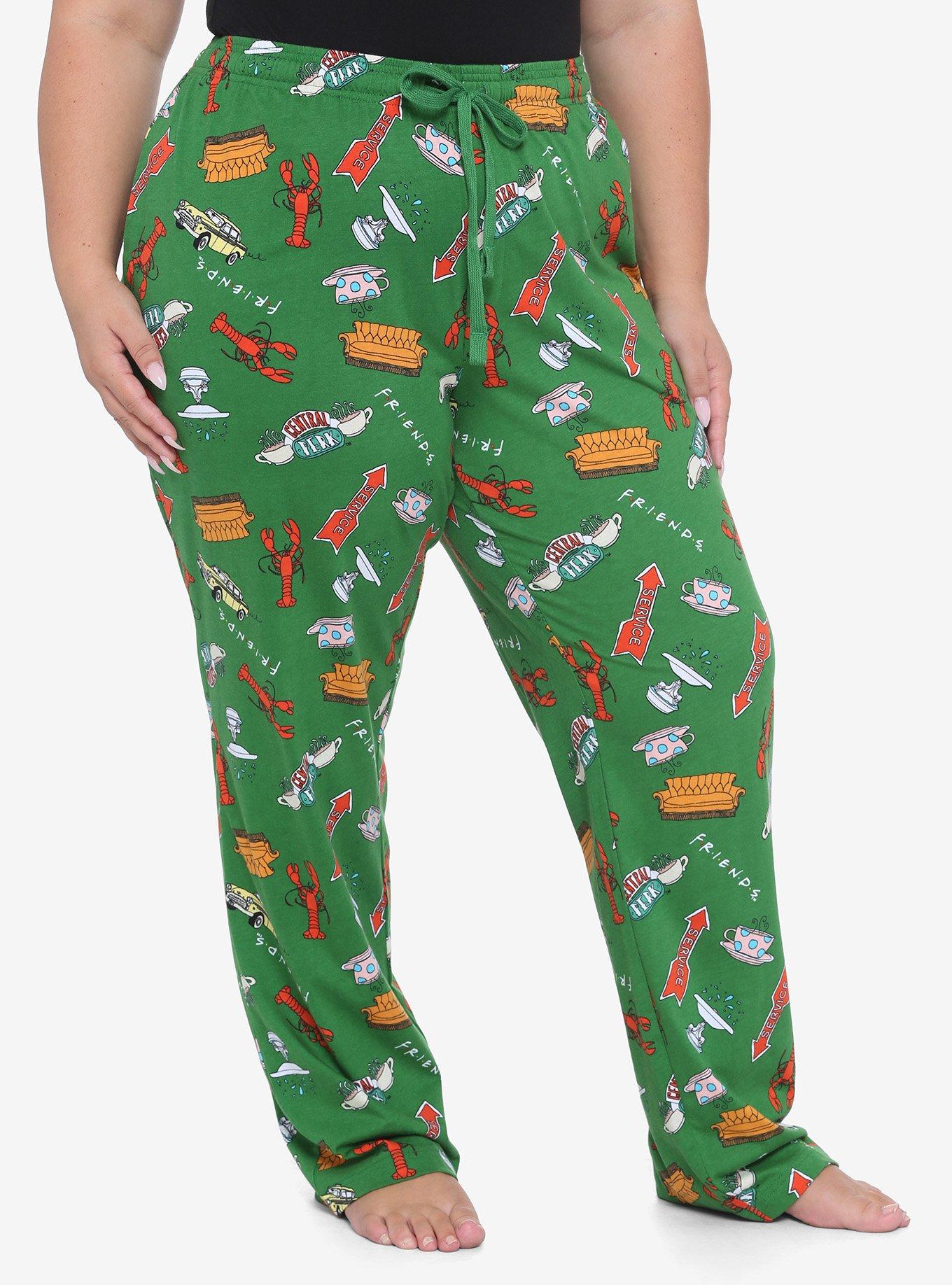 Friends Icons Girls Pajama Pants Plus Size, MULTI, hi-res