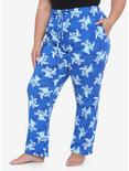 Disney Lilo & Stitch Blue Girls Pajama Pants Plus Size, MULTI, hi-res