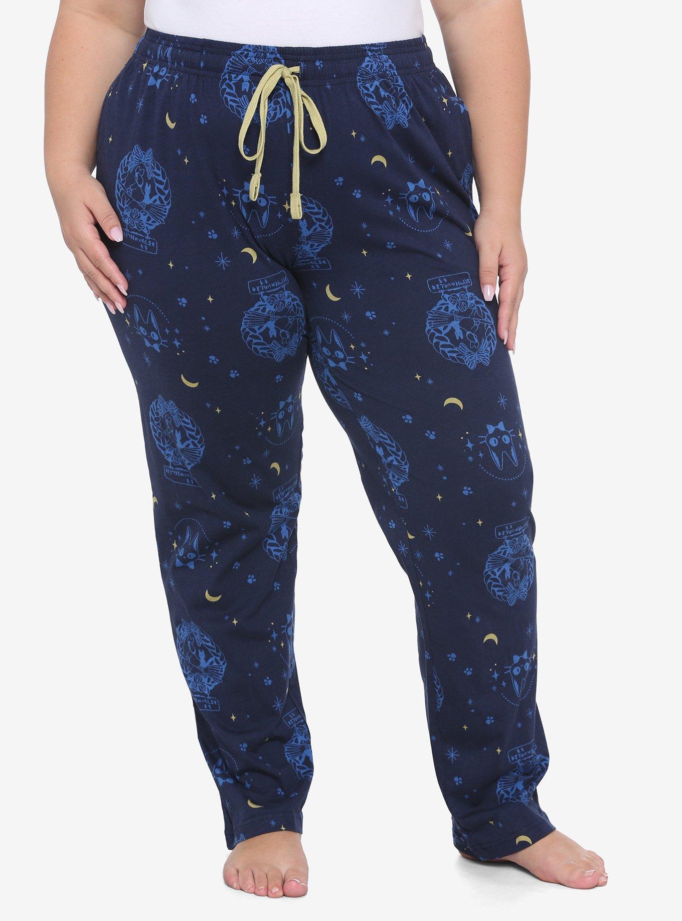Studio Ghibli Kiki's Delivery Service Celestial Girls Pajama Pants Plus Size, MULTI, hi-res