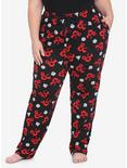 Dungeons & Dragons Black & Red Girls Pajama Pants Plus Size, MULTI, hi-res