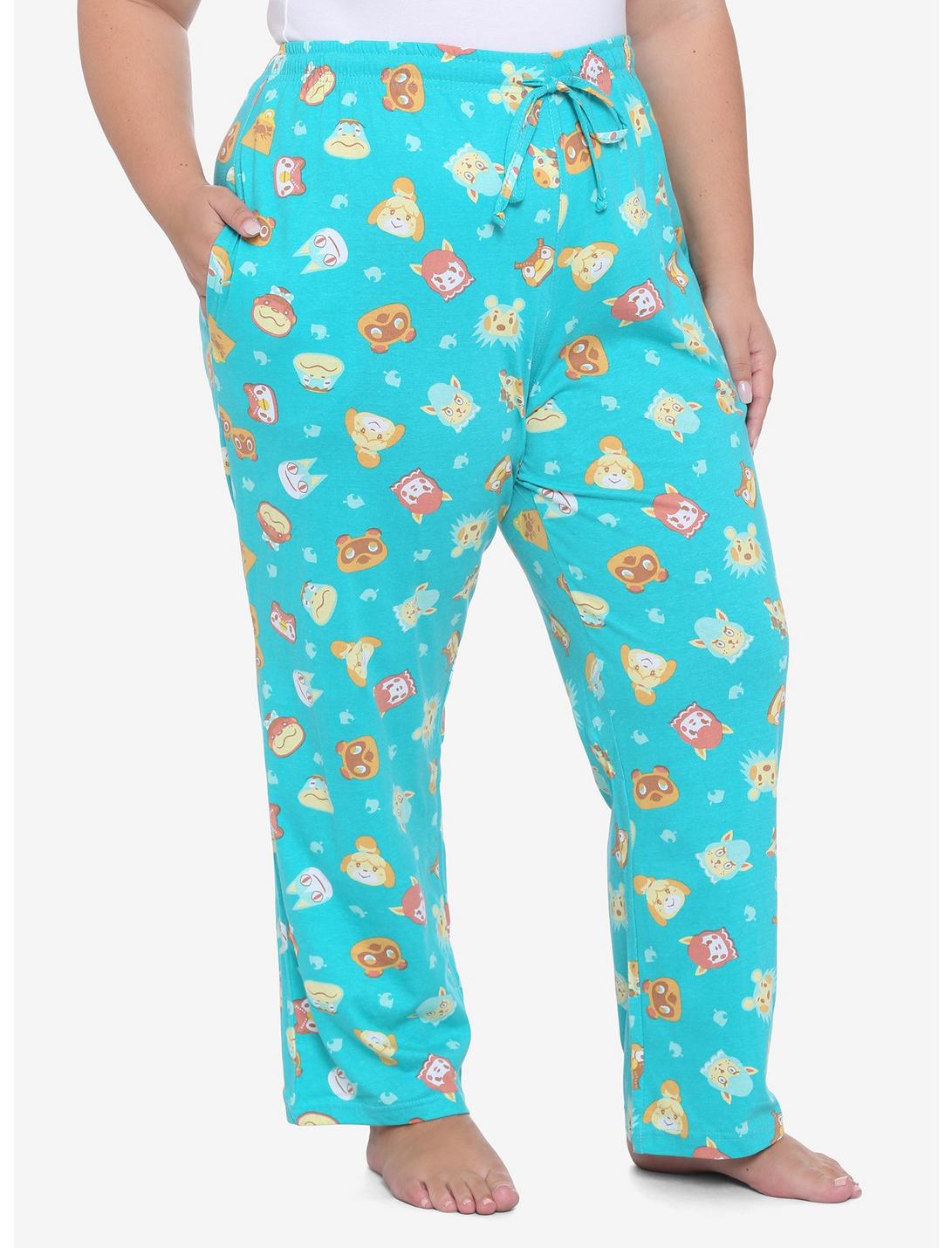Animal Crossing Character Pajama Pants Plus Size, MULTI, hi-res
