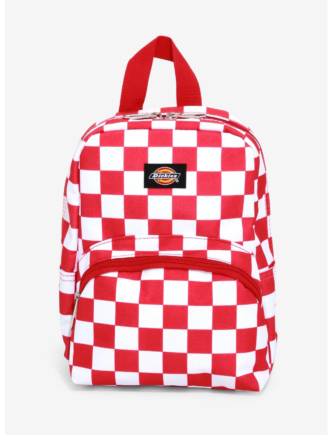 Dickies Red & White Checkered Mini Backpack, , hi-res