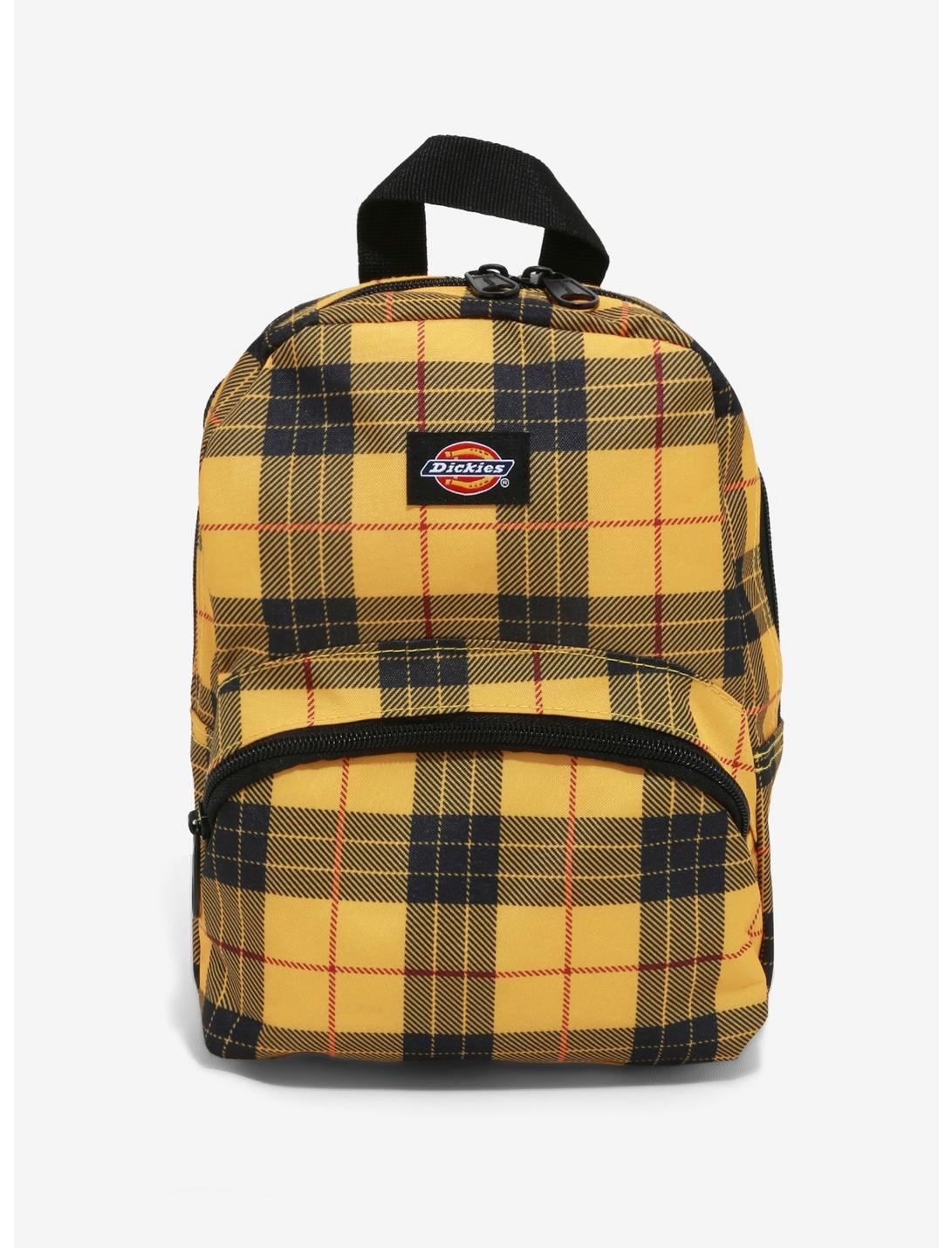 Dickies Yellow Plaid Mini Backpack, , hi-res