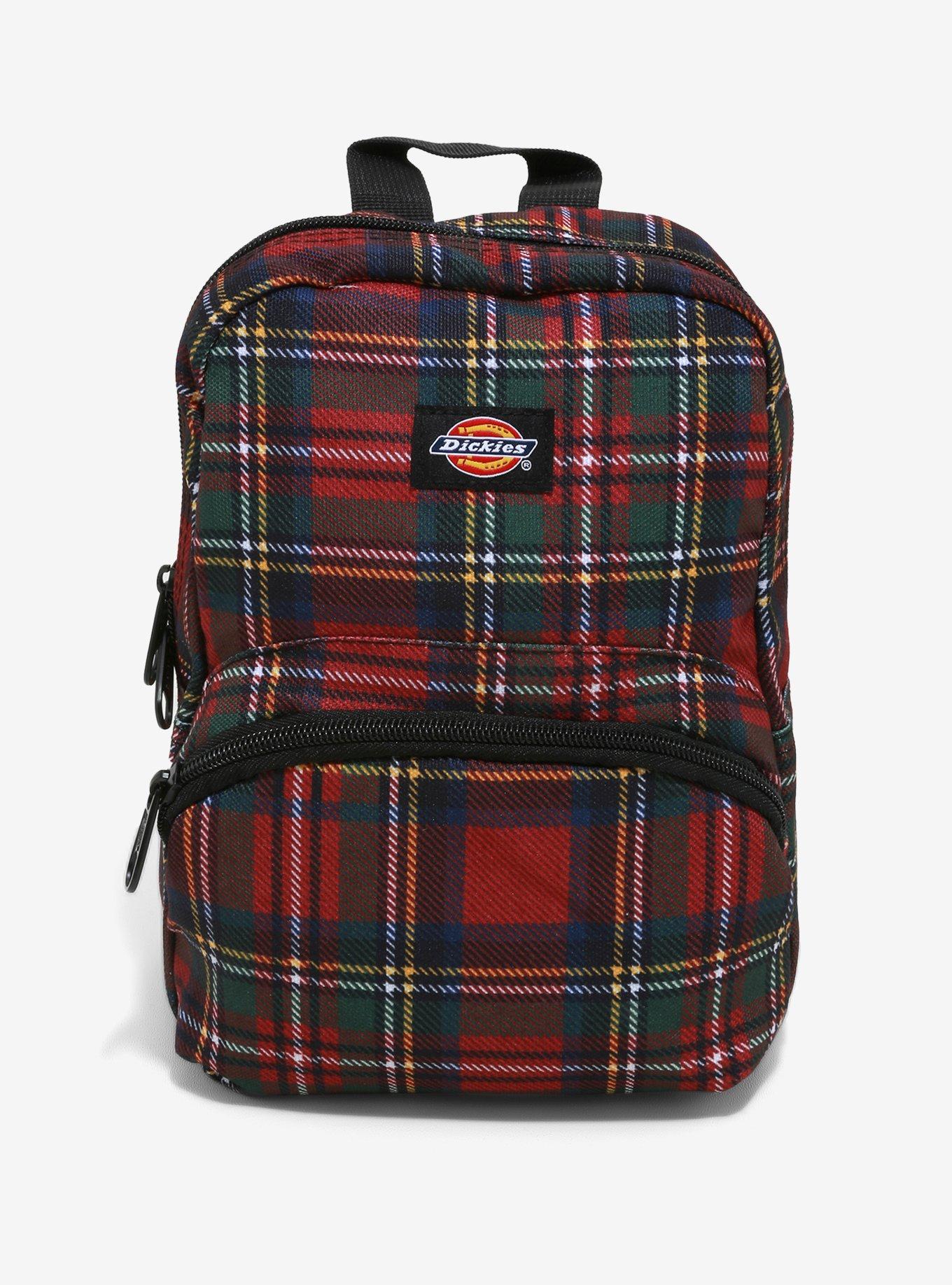 Dickies Red Plaid Mini Backpack Hot Topic