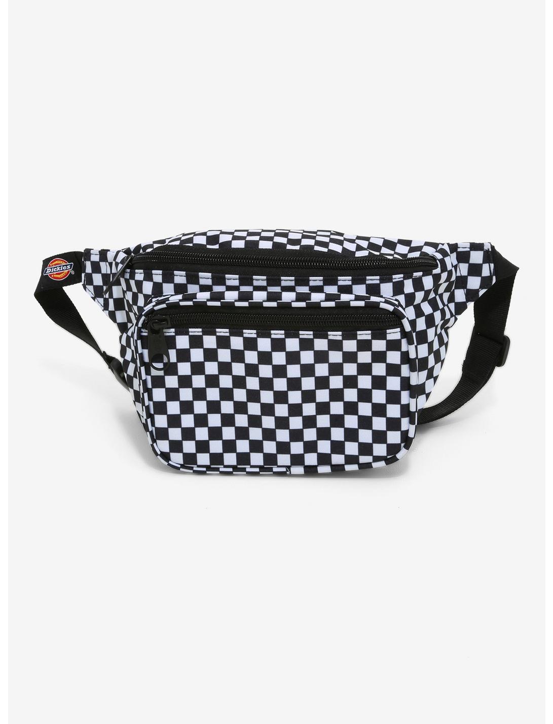 Dickies Black & White Checkered Fanny Pack, , hi-res