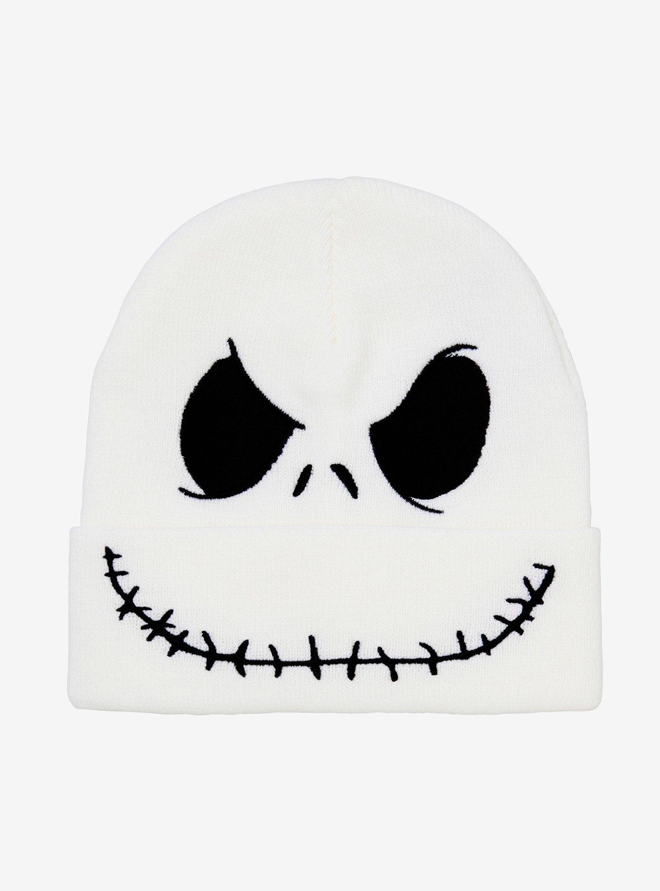 The Nightmare Before Christmas Jack Face Beanie, , hi-res