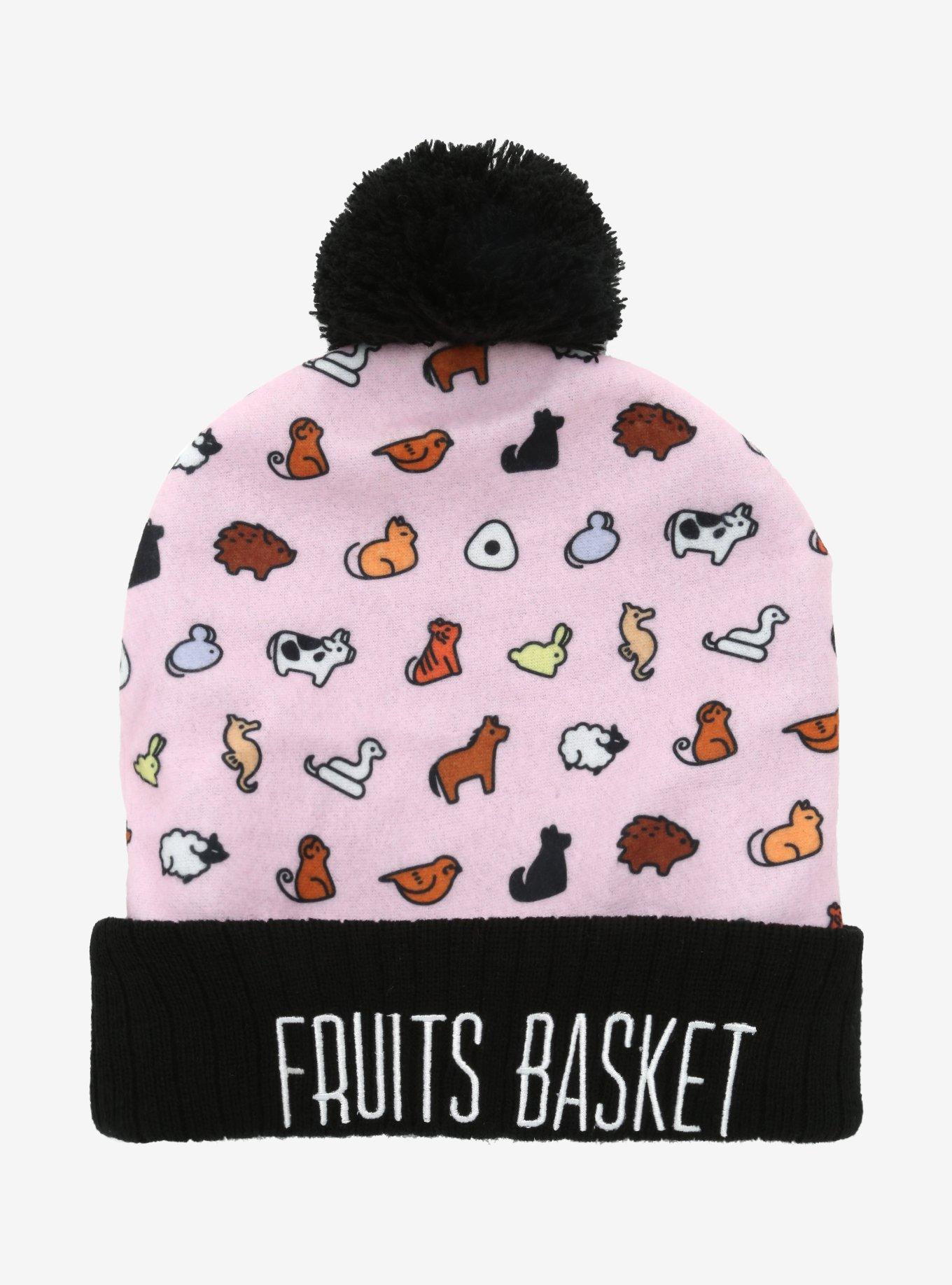 Fruits Basket Zodiac Icons Pom Beanie